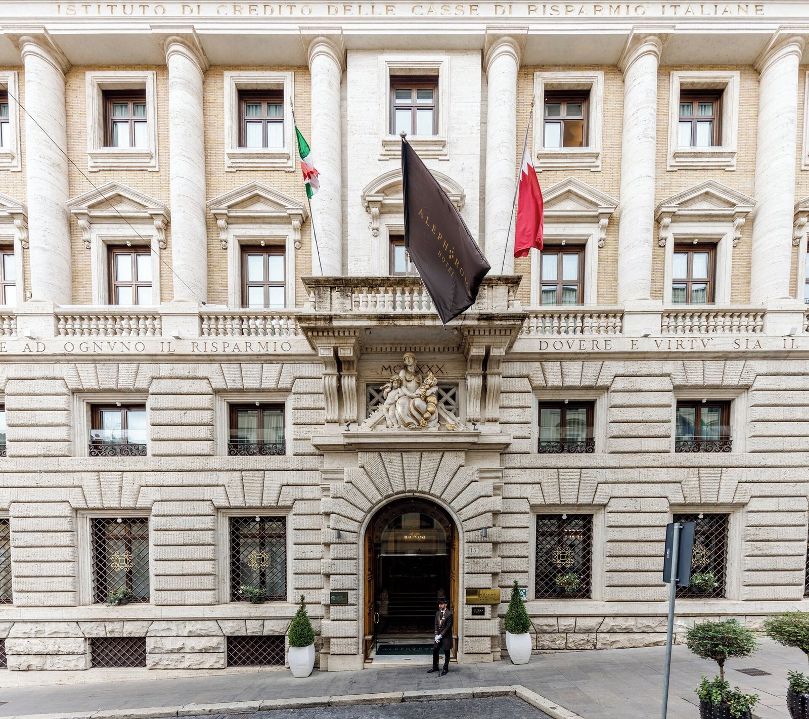 Aleph Rome Hotel, Curio Collection by Hilton — backstory