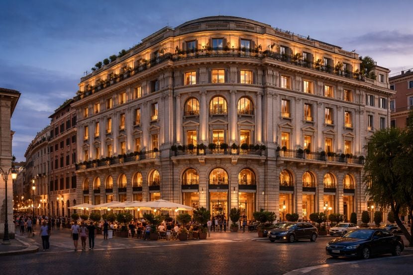 Corinthia Rome — backstory