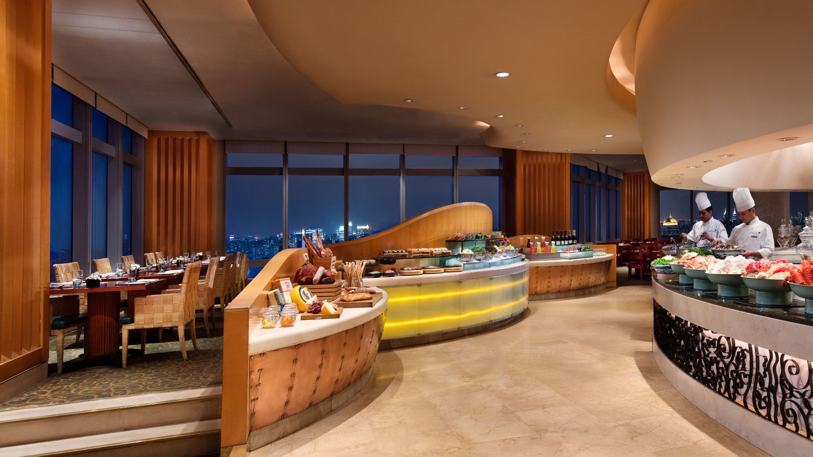 JW Marriott Hotel Shanghai at Tomorrow Square, at the table