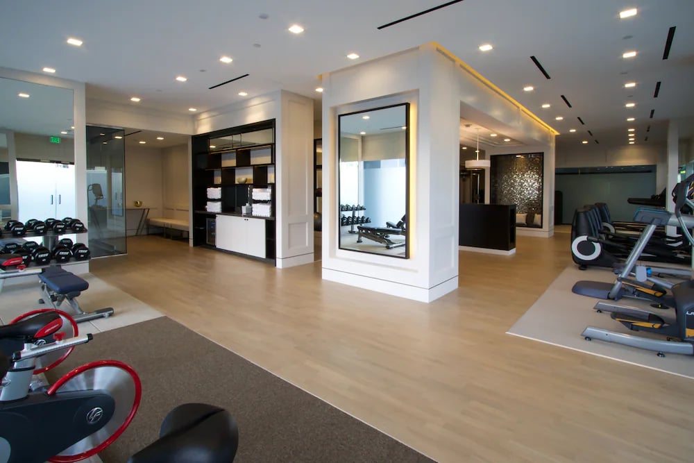 The London West Hollywood at Beverly Hills, the gym and studio
