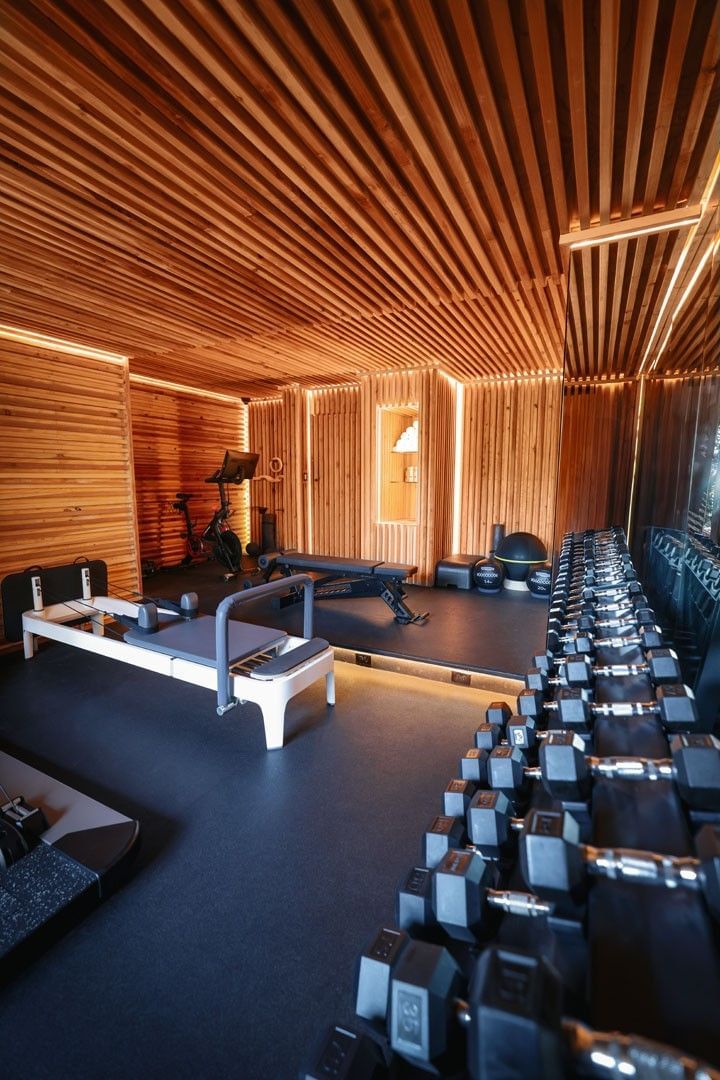 Petit Ermitage, the gym
