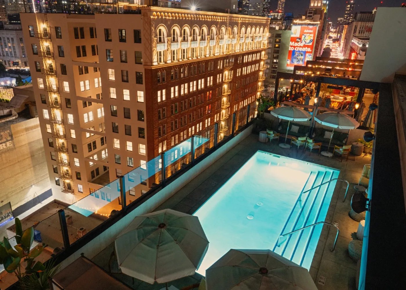 The Hoxton Downtown LA, the pool