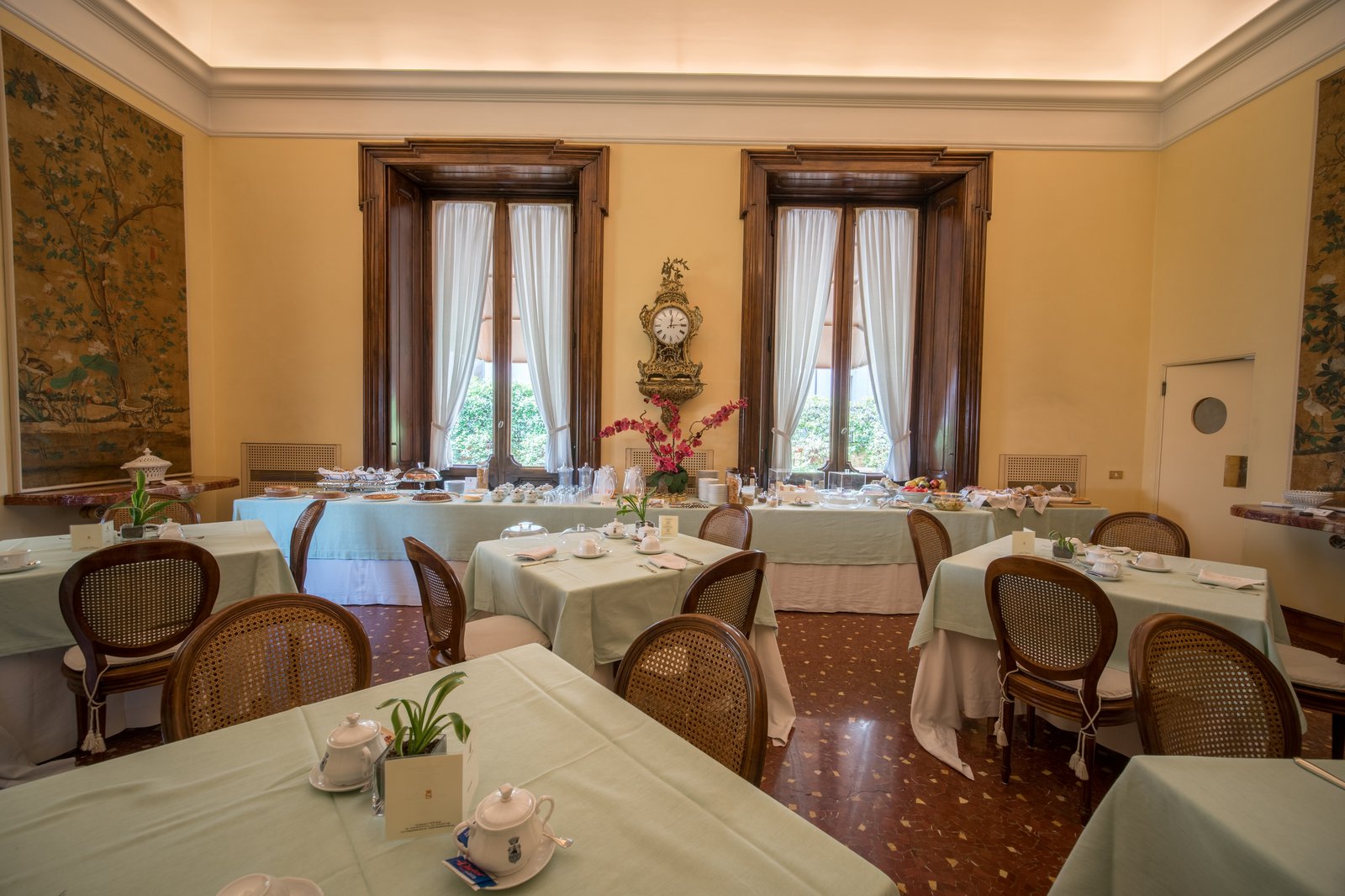 Villa Spalletti Trivelli Dimora d'Epoca, sala dei papiers peints