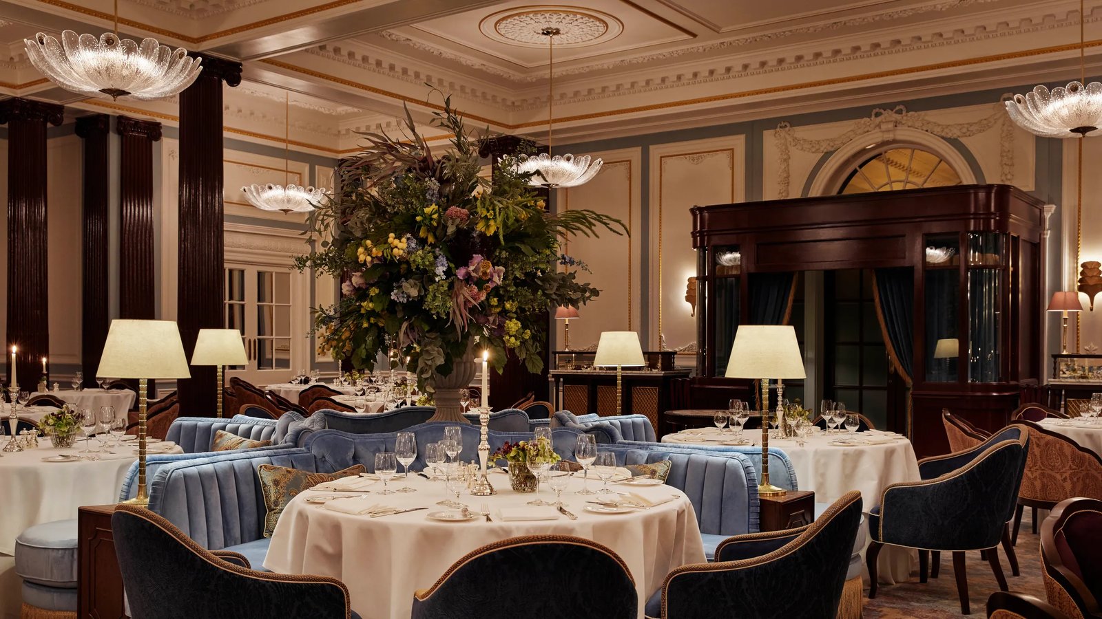 The Gleneagles Hotel, at the table