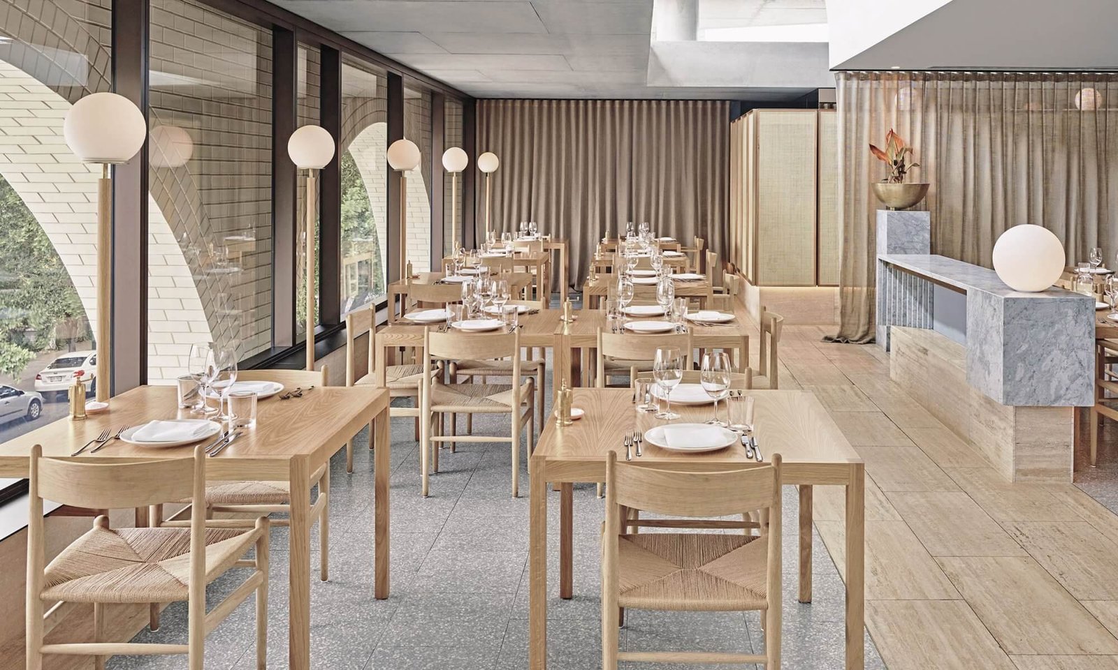 The Calile Hotel, at the table