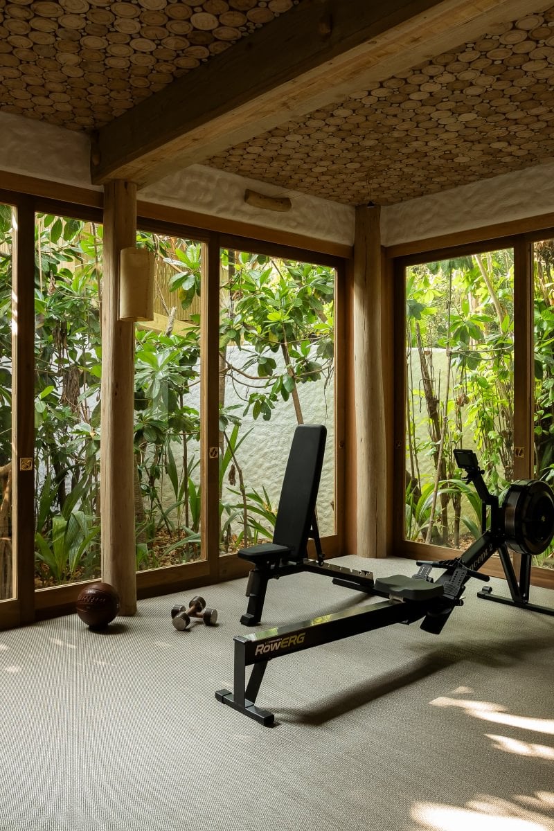 The Soneva Fushi, the gym and yoga deck