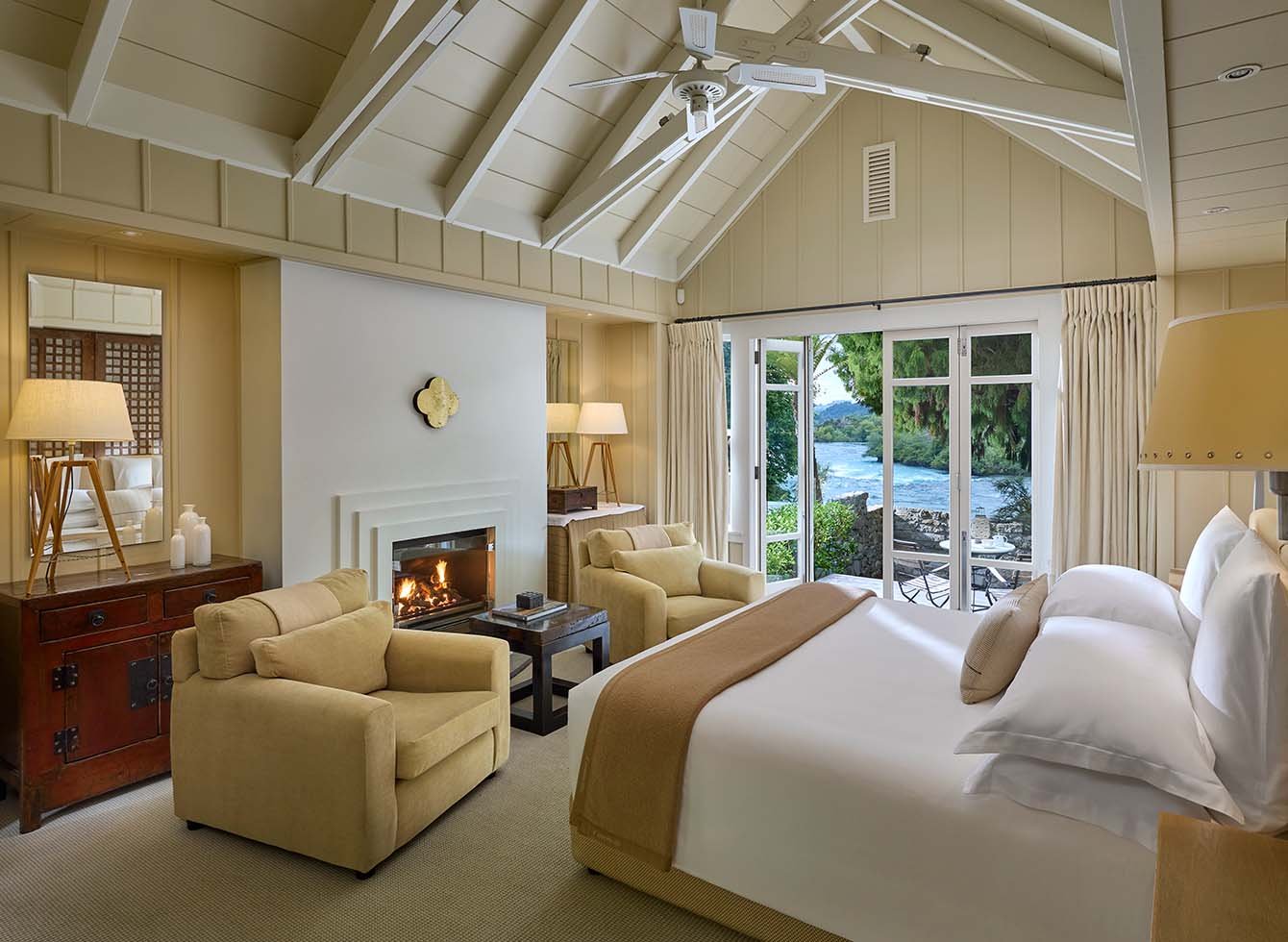 Huka Lodge — rooms