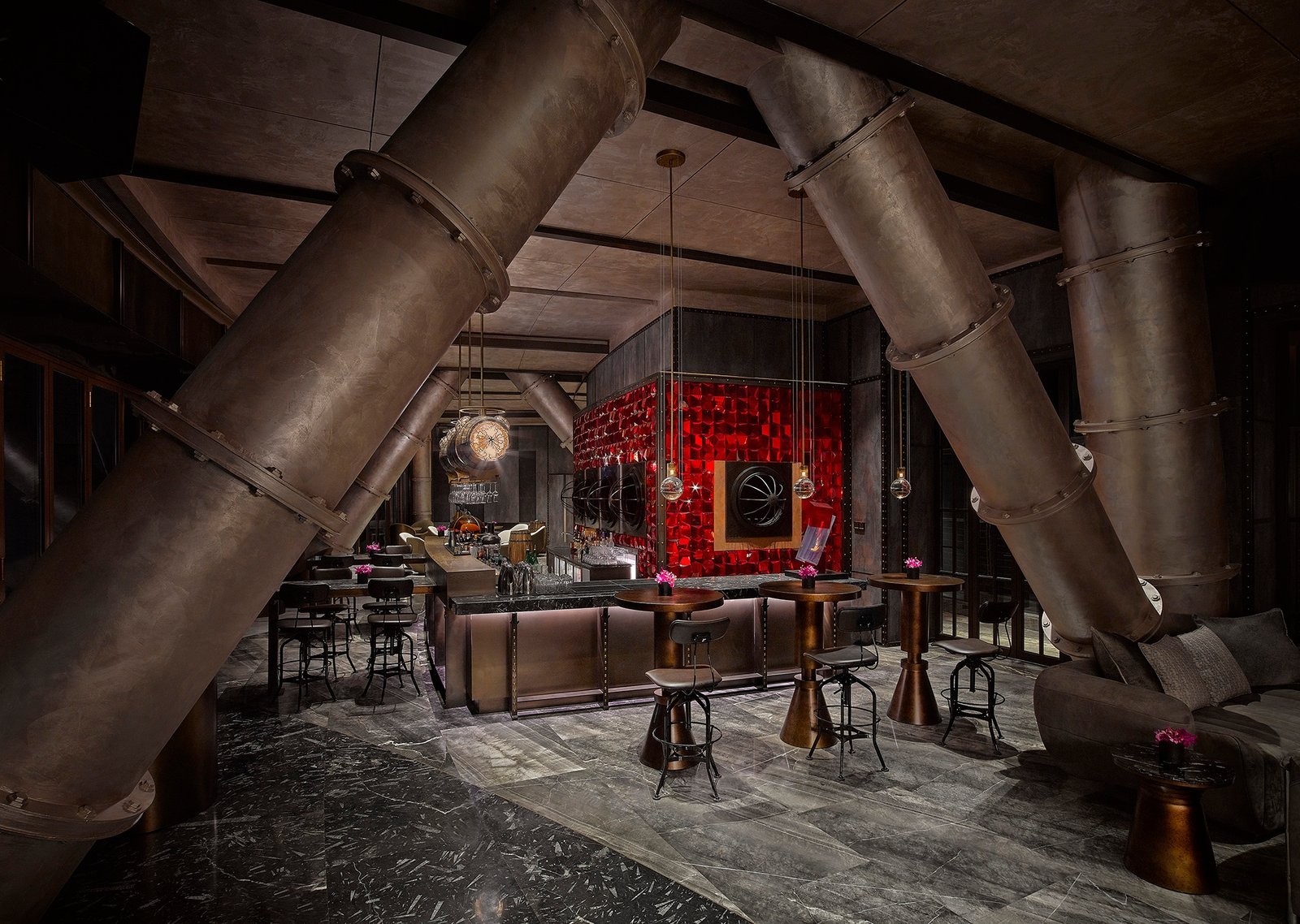 InterContinental Shanghai Wonderland, at the table