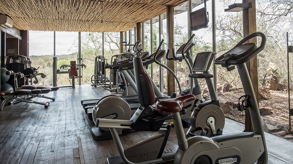Singita Sweni, the gym