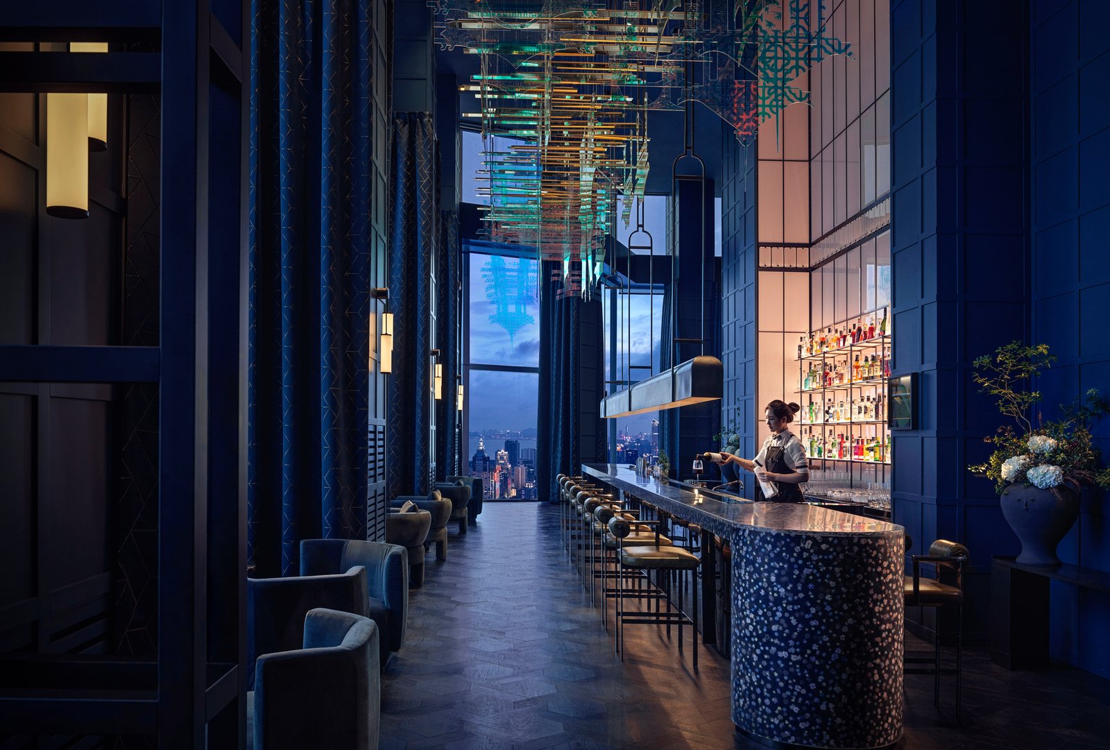 Park Hyatt Shenzhen, at the table