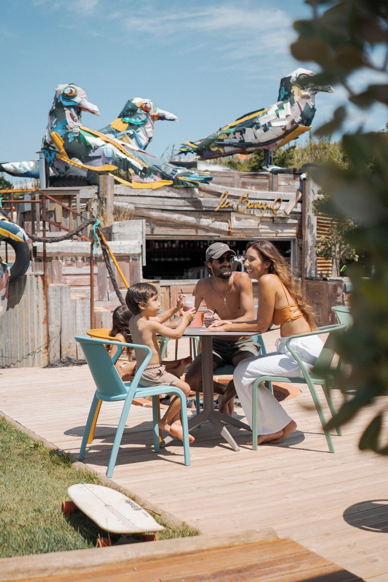 You and the sea - Ericeira Apartments, at the table