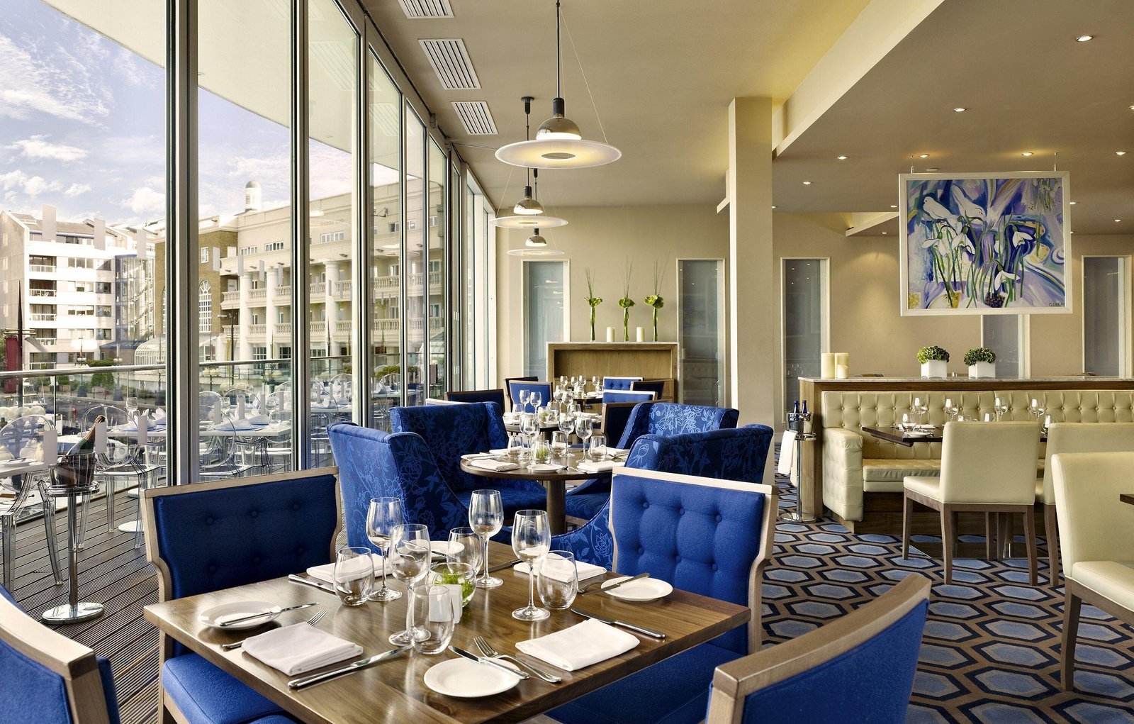 The Chelsea Harbour Hotel & Spa, at the table