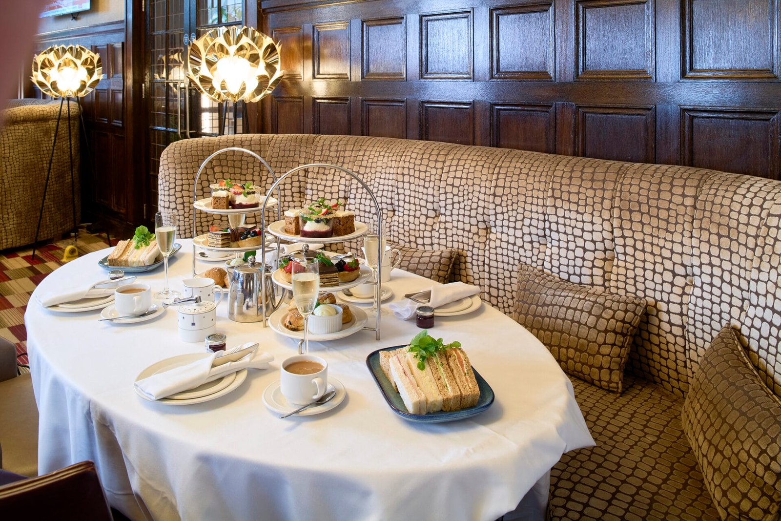 The Rembrandt Hotel, at the table