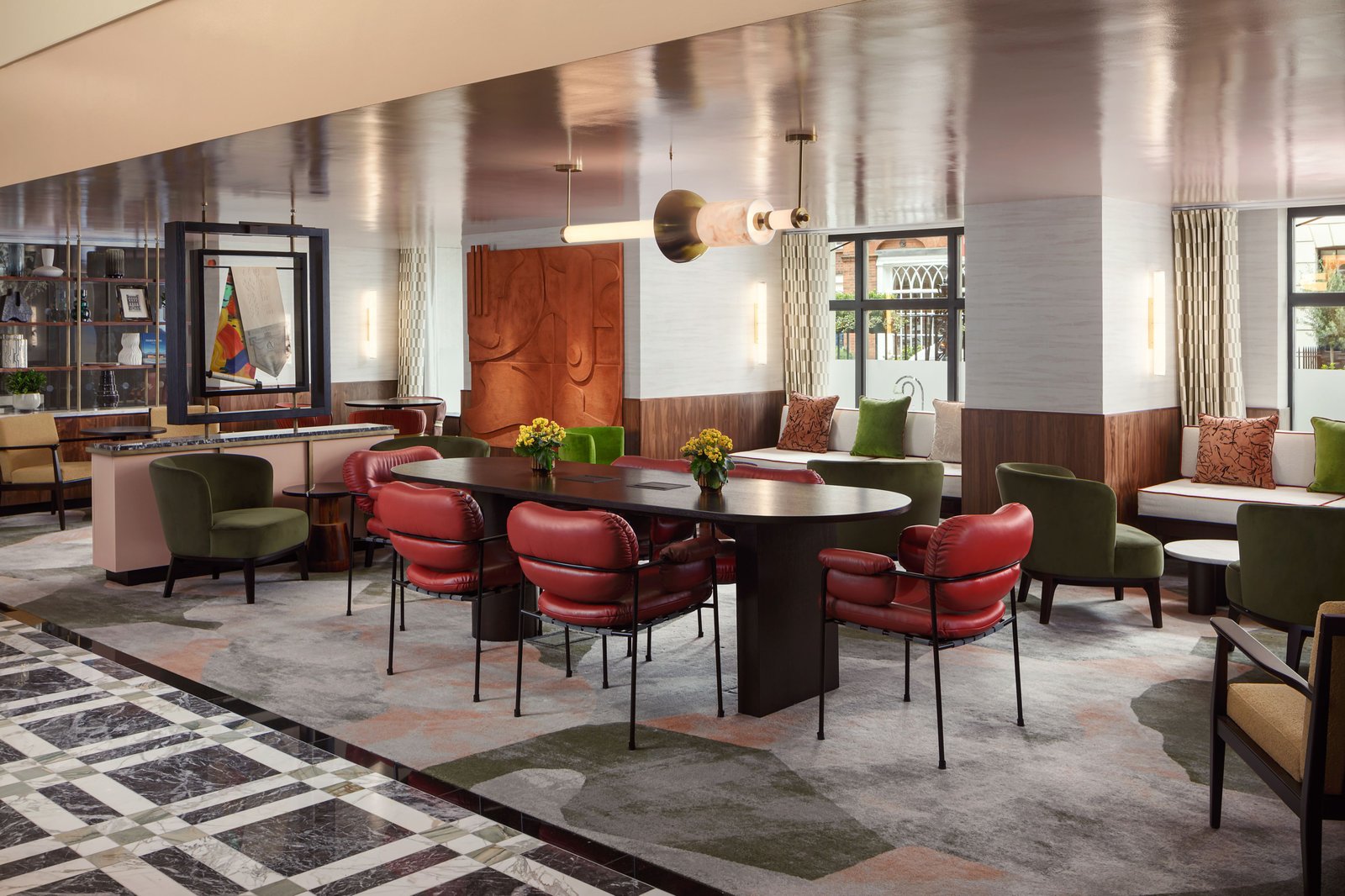 London Marriott Hotel Grosvenor Square — eat & drink