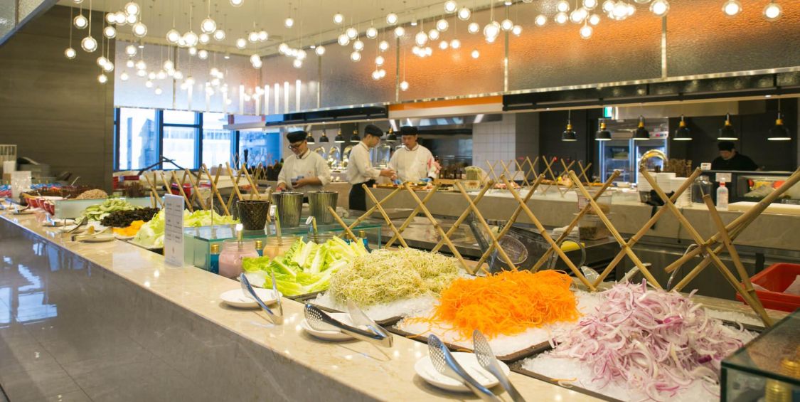 Caesar Metro Taipei, metro buffet