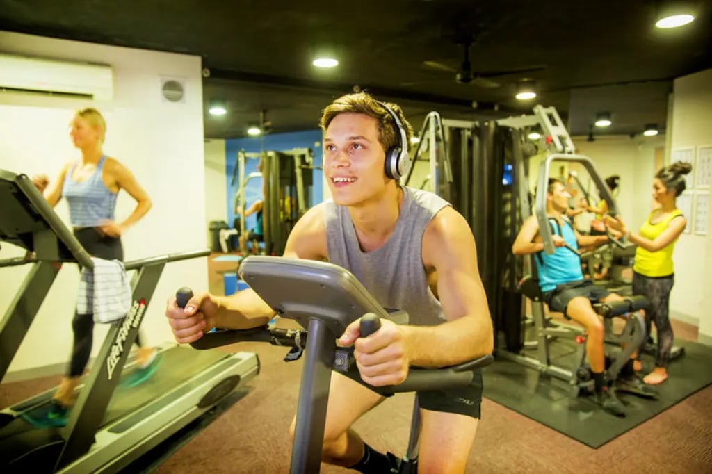 Space Hotel, the gym