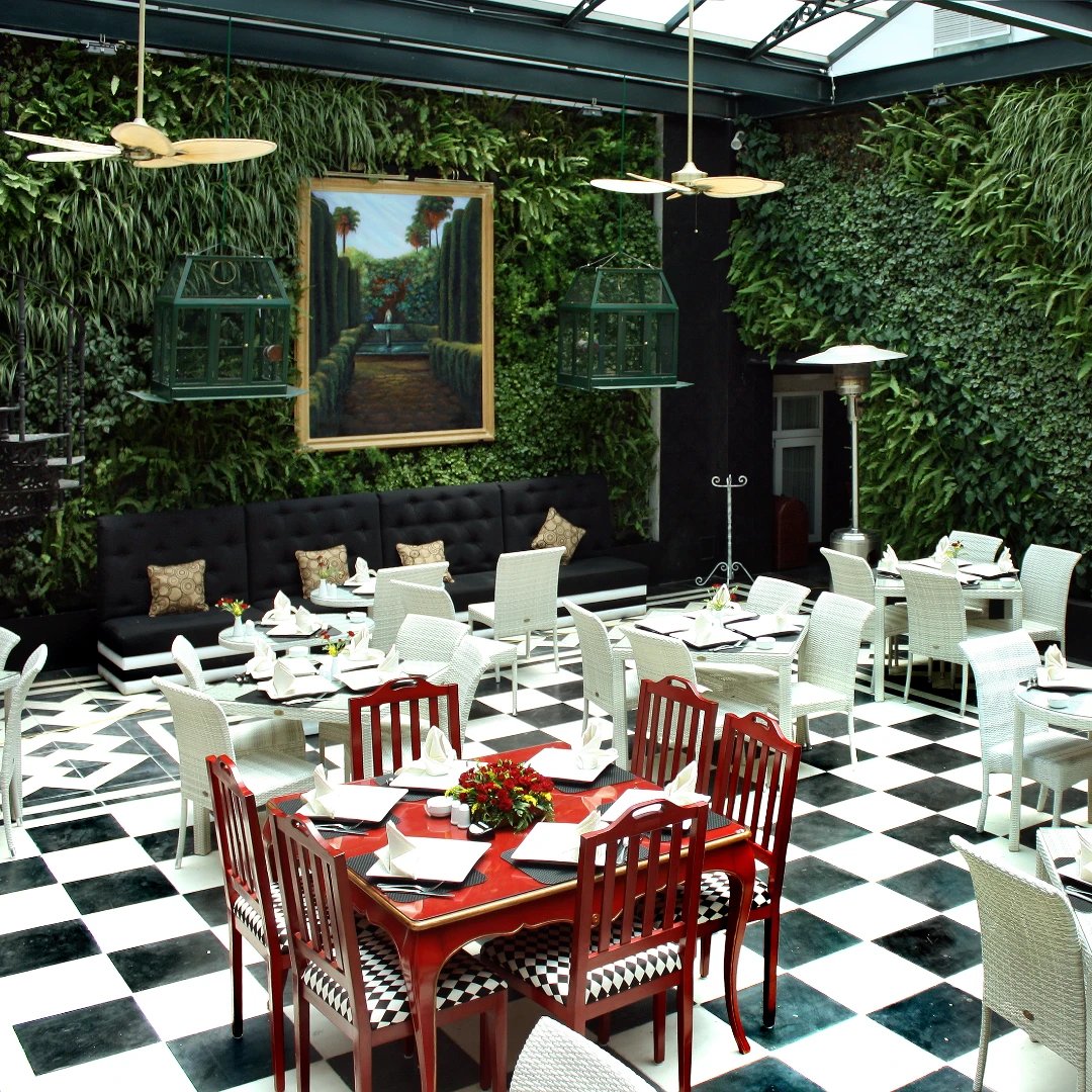 Hotel Geneve Mexico City, veranda bistro