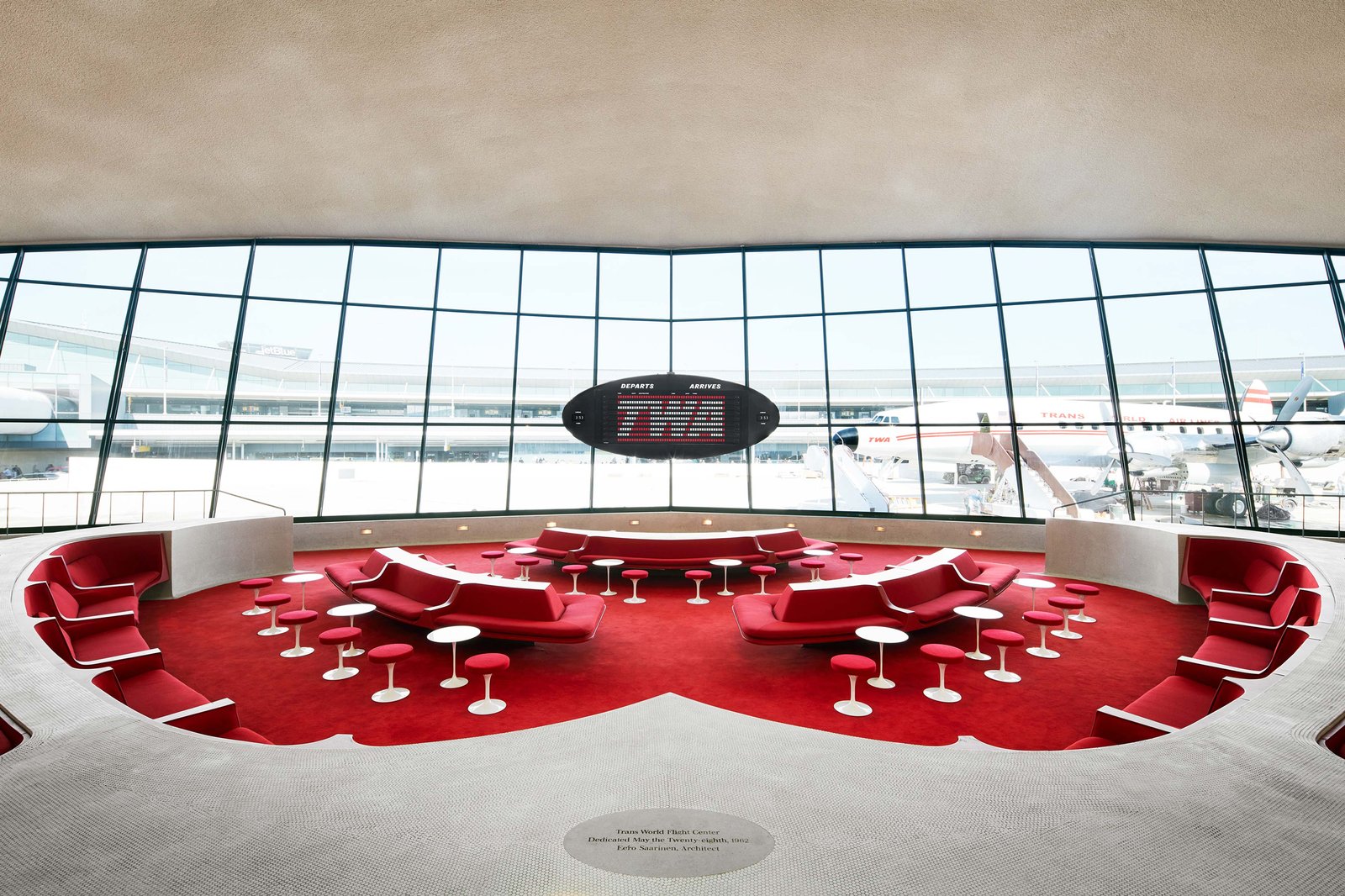 TWA Hotel, at the table