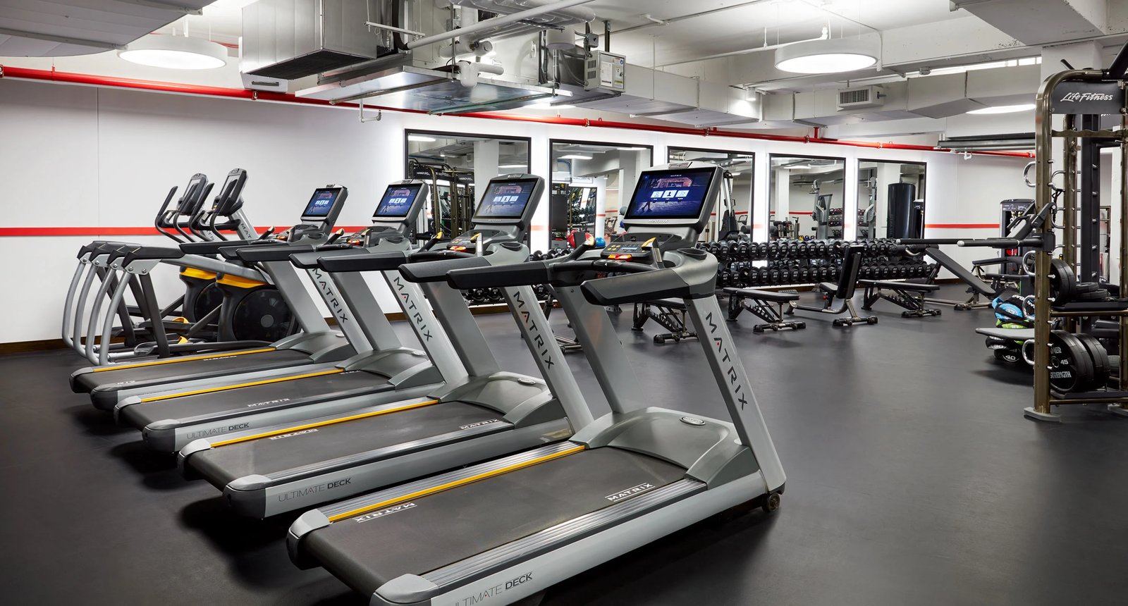 TWA Hotel, the gym