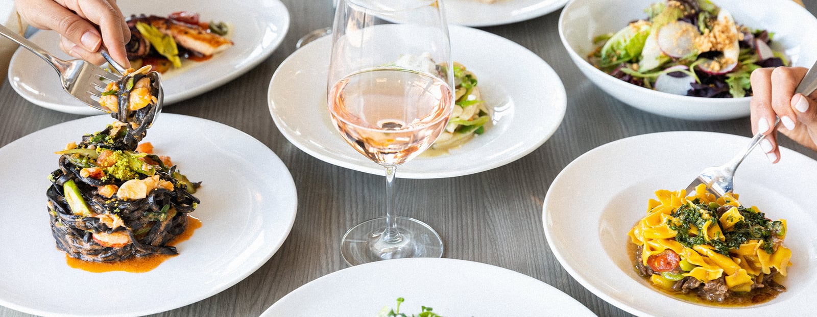 Gurney's Montauk Resort & Seawater Spa, at the table