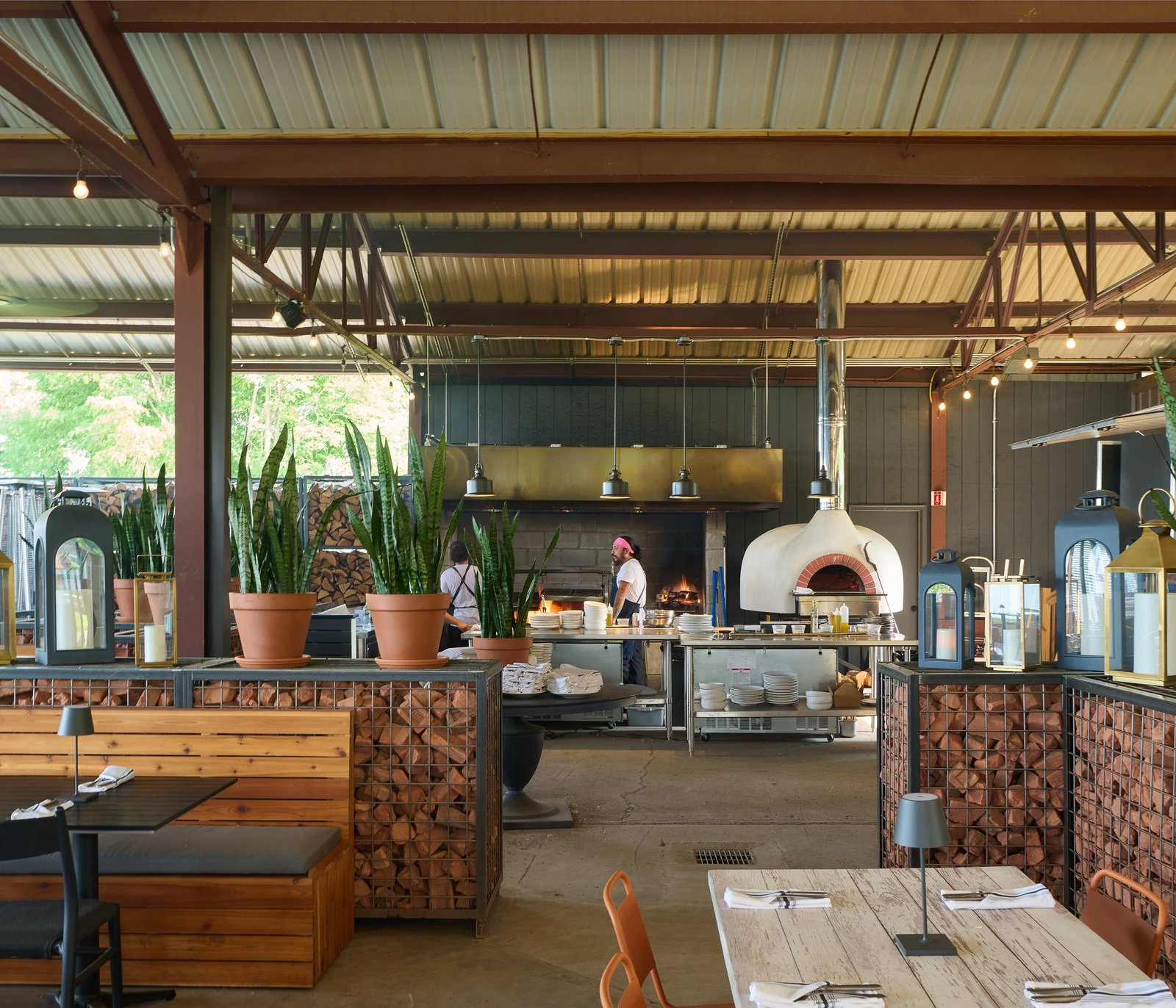 Hutton Brickyards Riverfront Hotel + Venue, river pavilion restaurant + bar