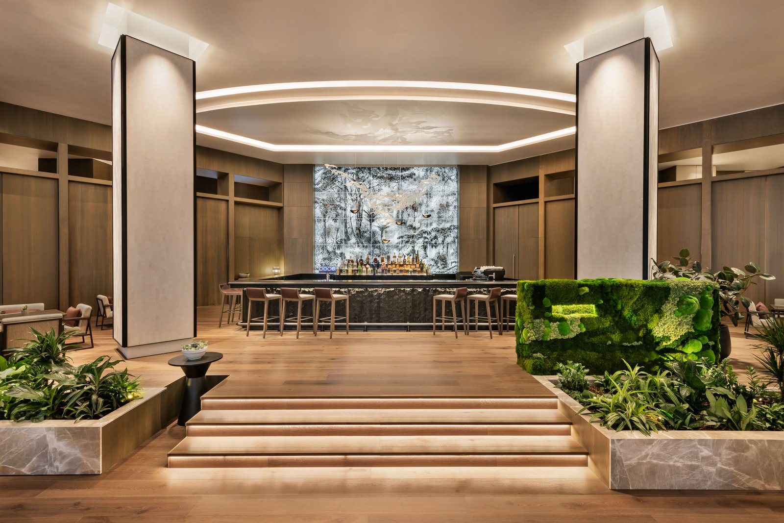 JW Marriott Auckland, forum bar