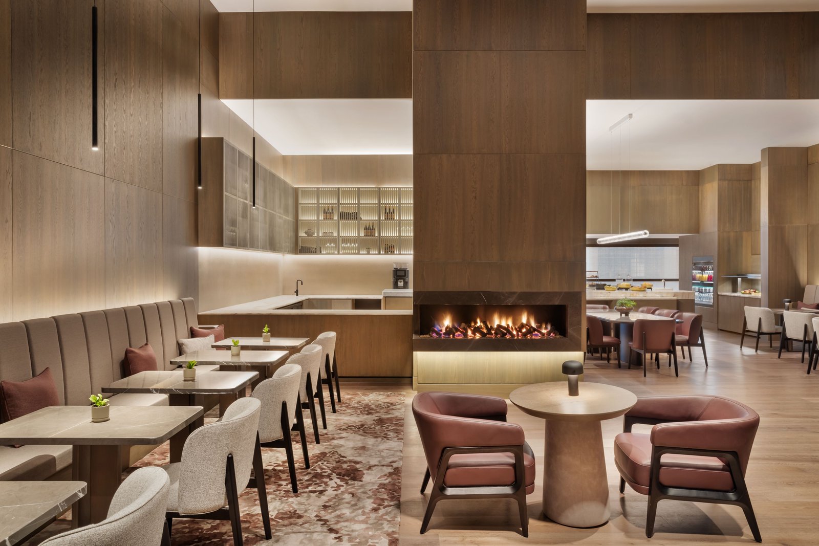 JW Marriott Auckland, at the table
