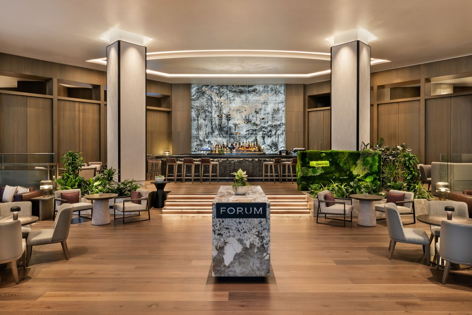 JW Marriott Auckland, forum bar