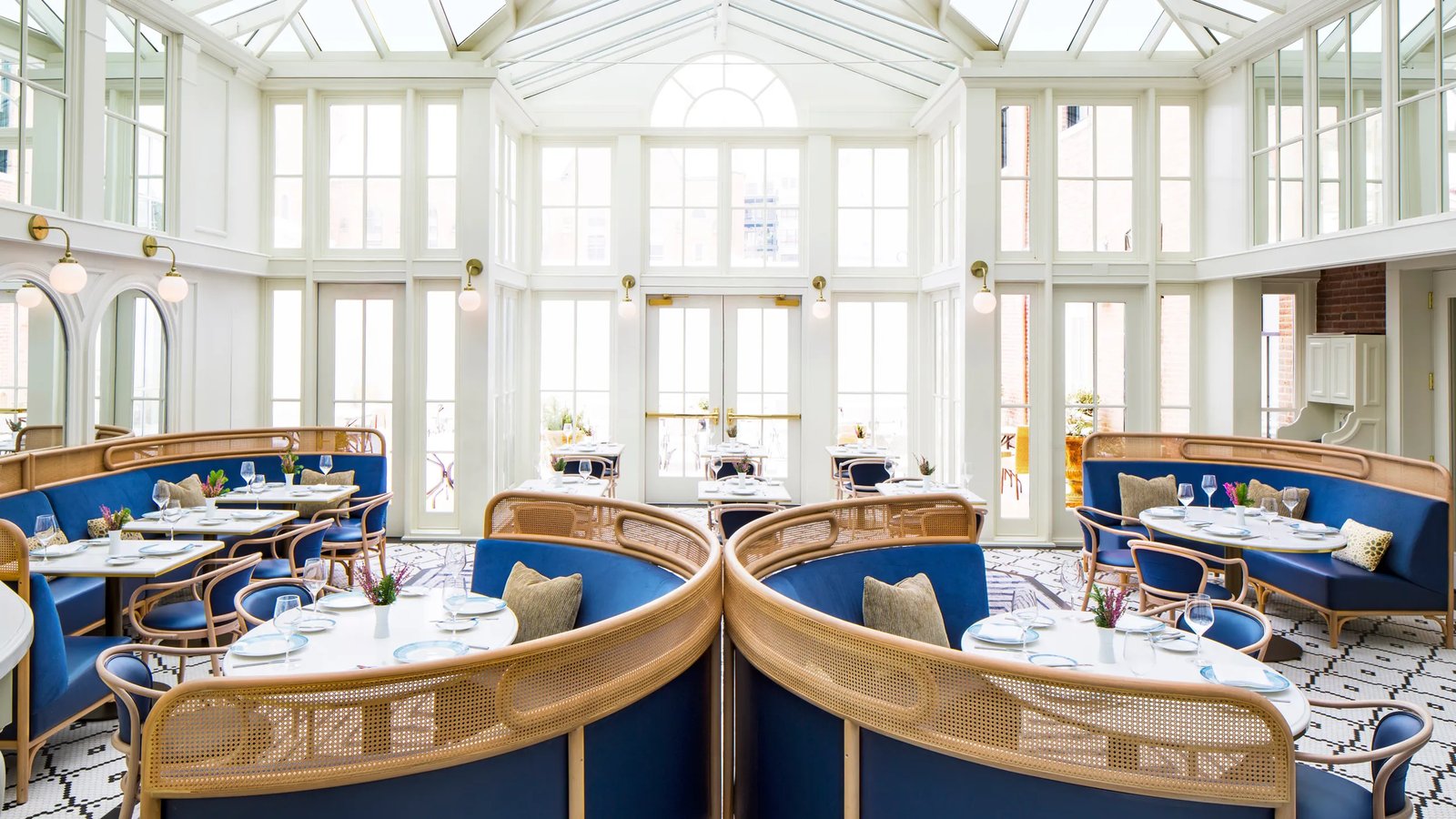 The Adelphi Hotel, at the table