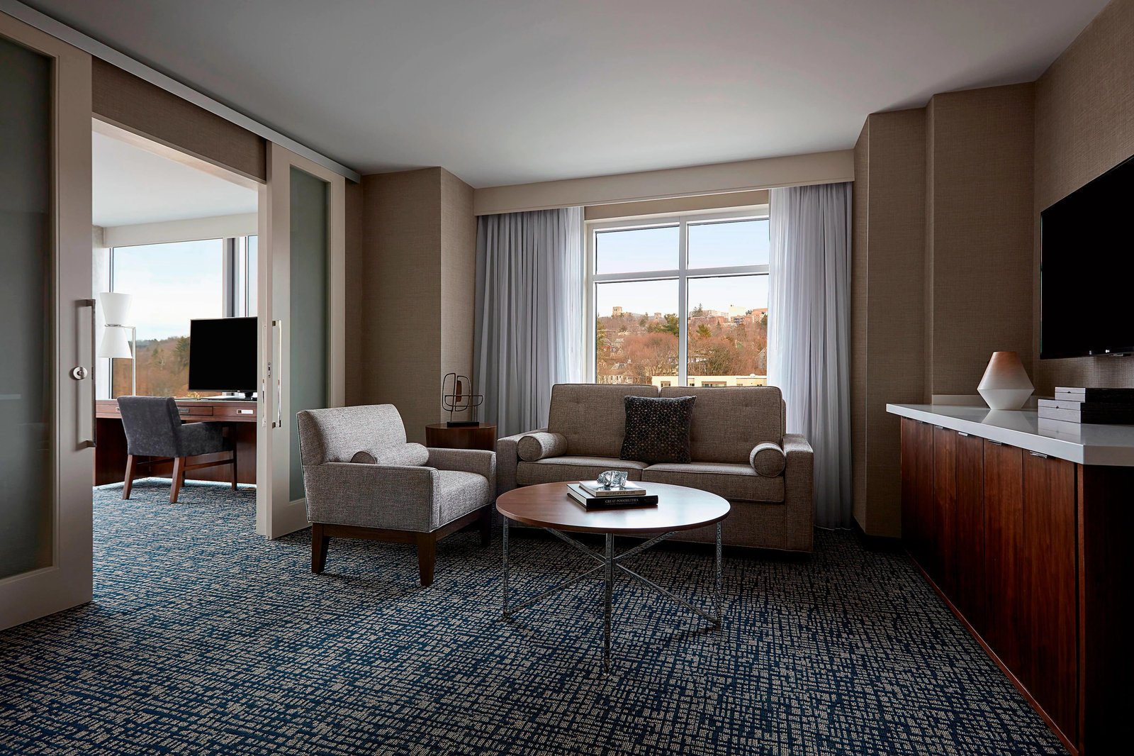 Ithaca Marriott Downtown on the Commons — rooms