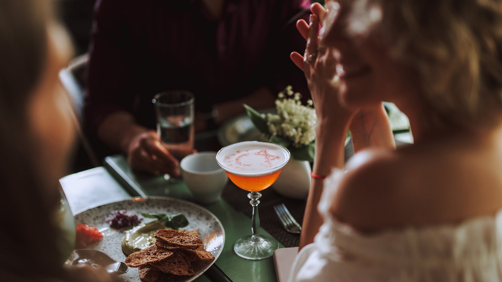 New Paltz Way Hotel, at the table