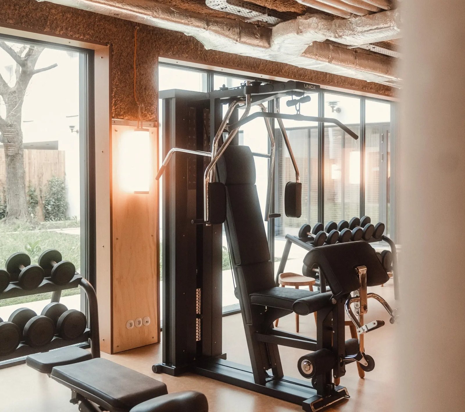 Mob House, the gym