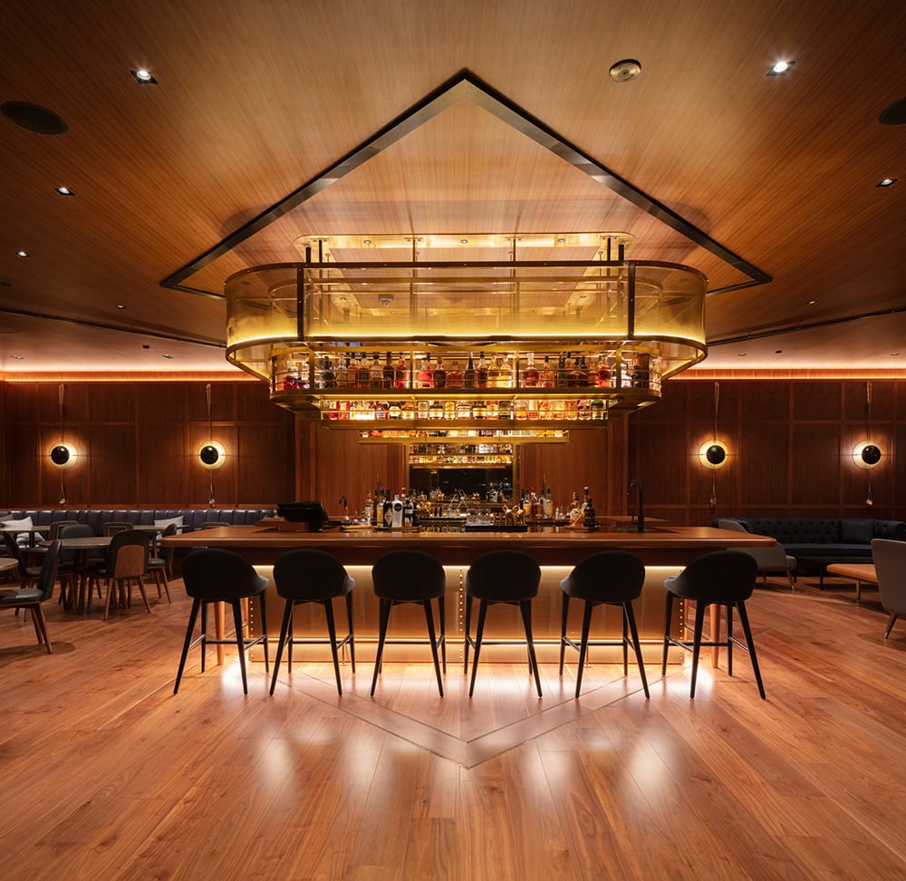 Park Hyatt Auckland, at the table