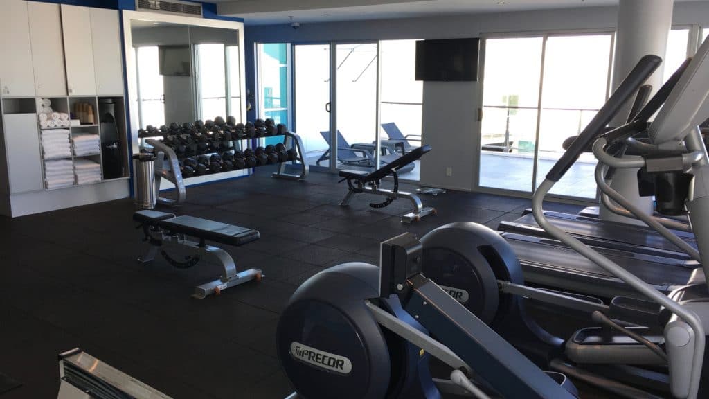 Hilton Auckland, the gym
