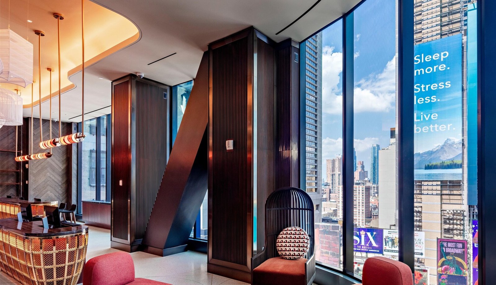 citizenM New York Times Square, vibe