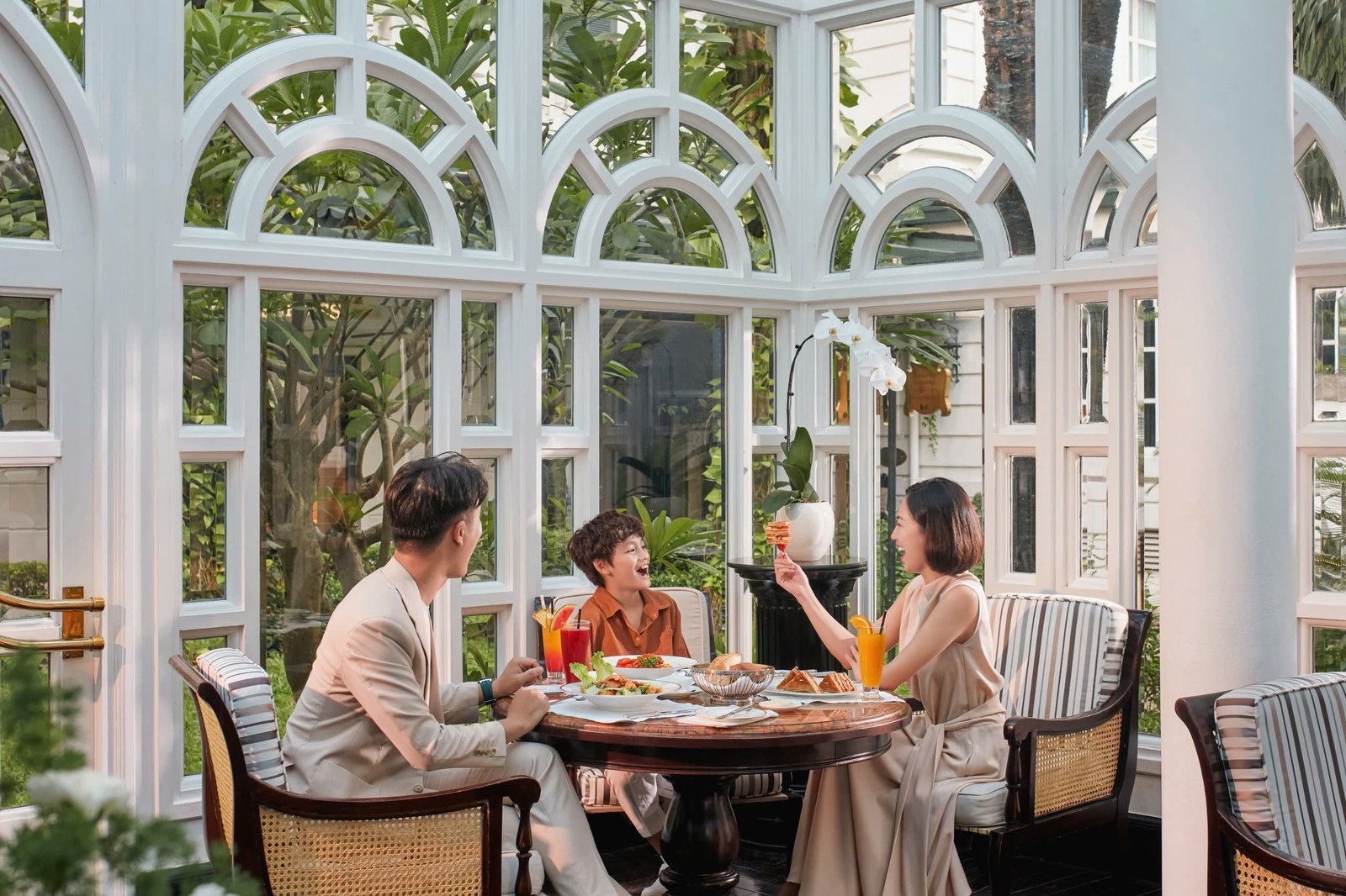 Sofitel Legend Metropole Hanoi, at the table