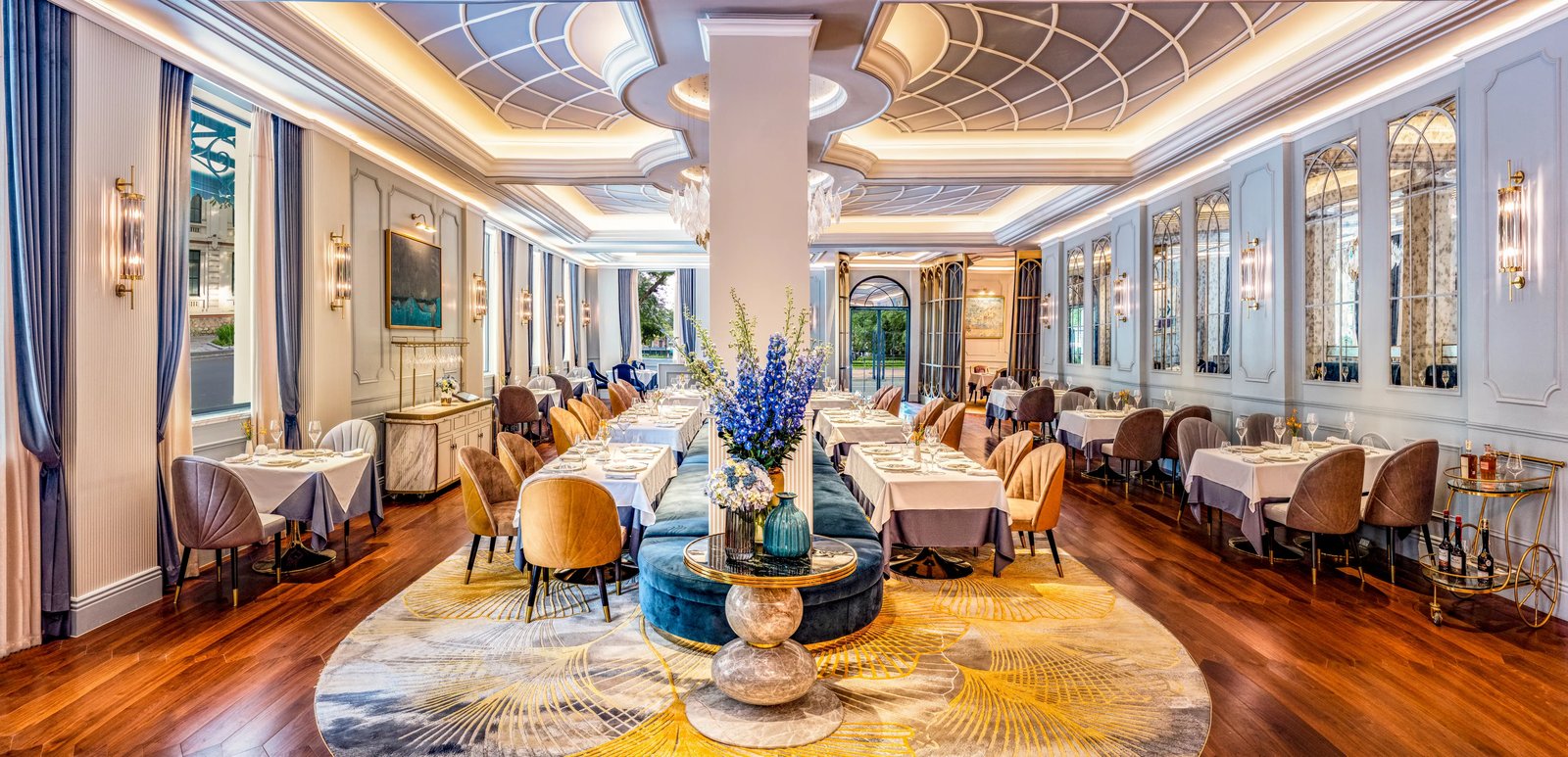 Sofitel Legend Metropole Hanoi, at the table
