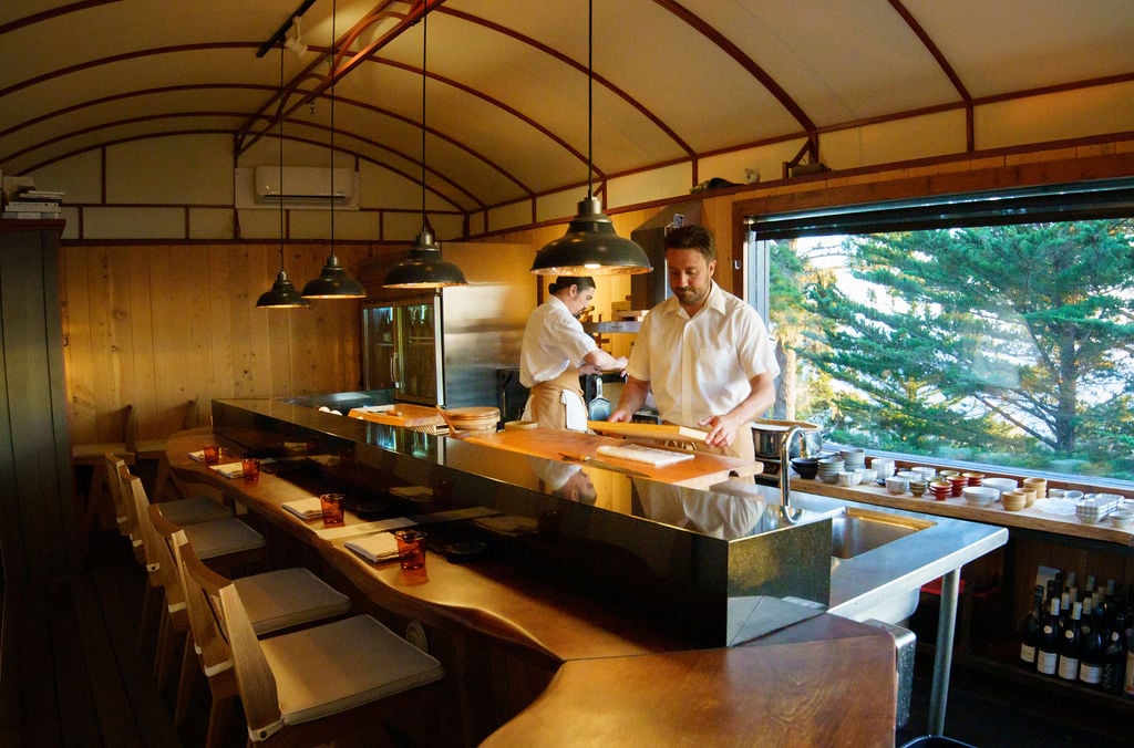 Treebones Resort, wild coast sushi bar