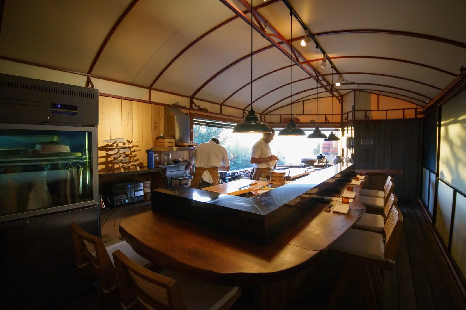 Treebones Resort, wild coast sushi bar