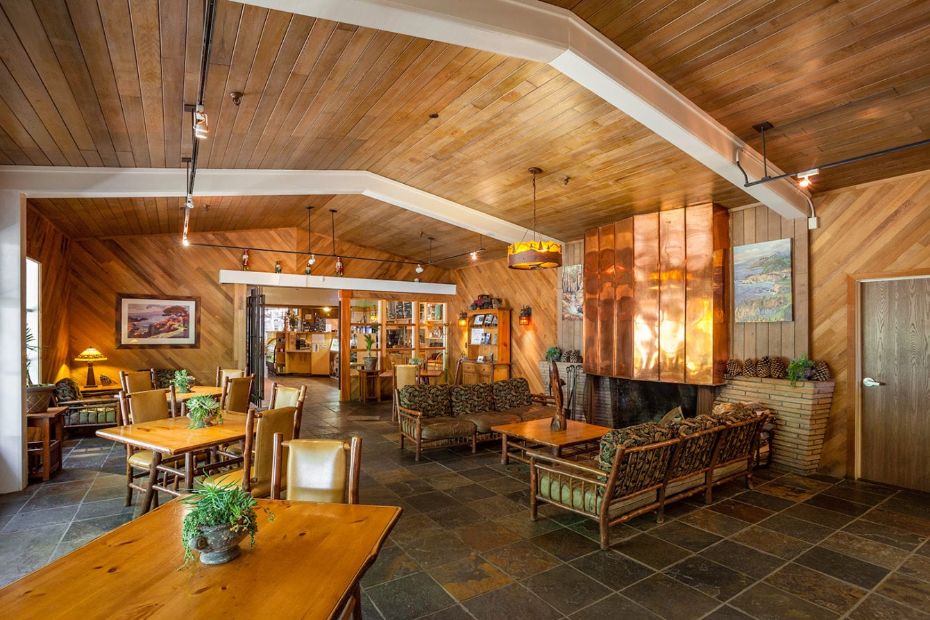 Treebones Resort, the lodge restaurant