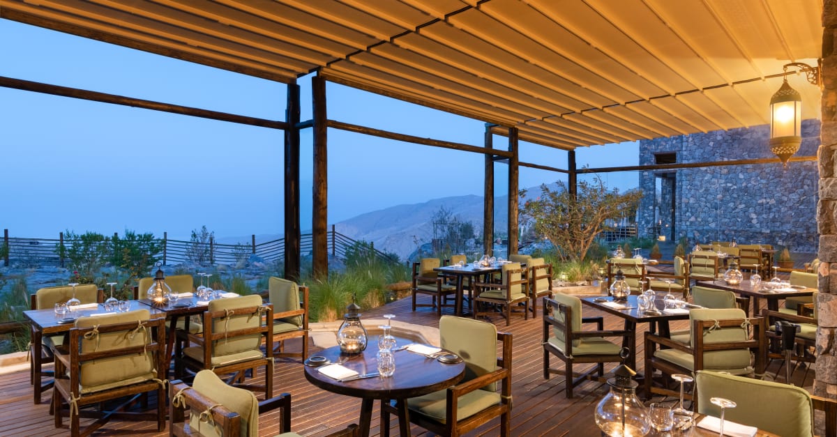 Alila Jabal Akhdar, eat & drink