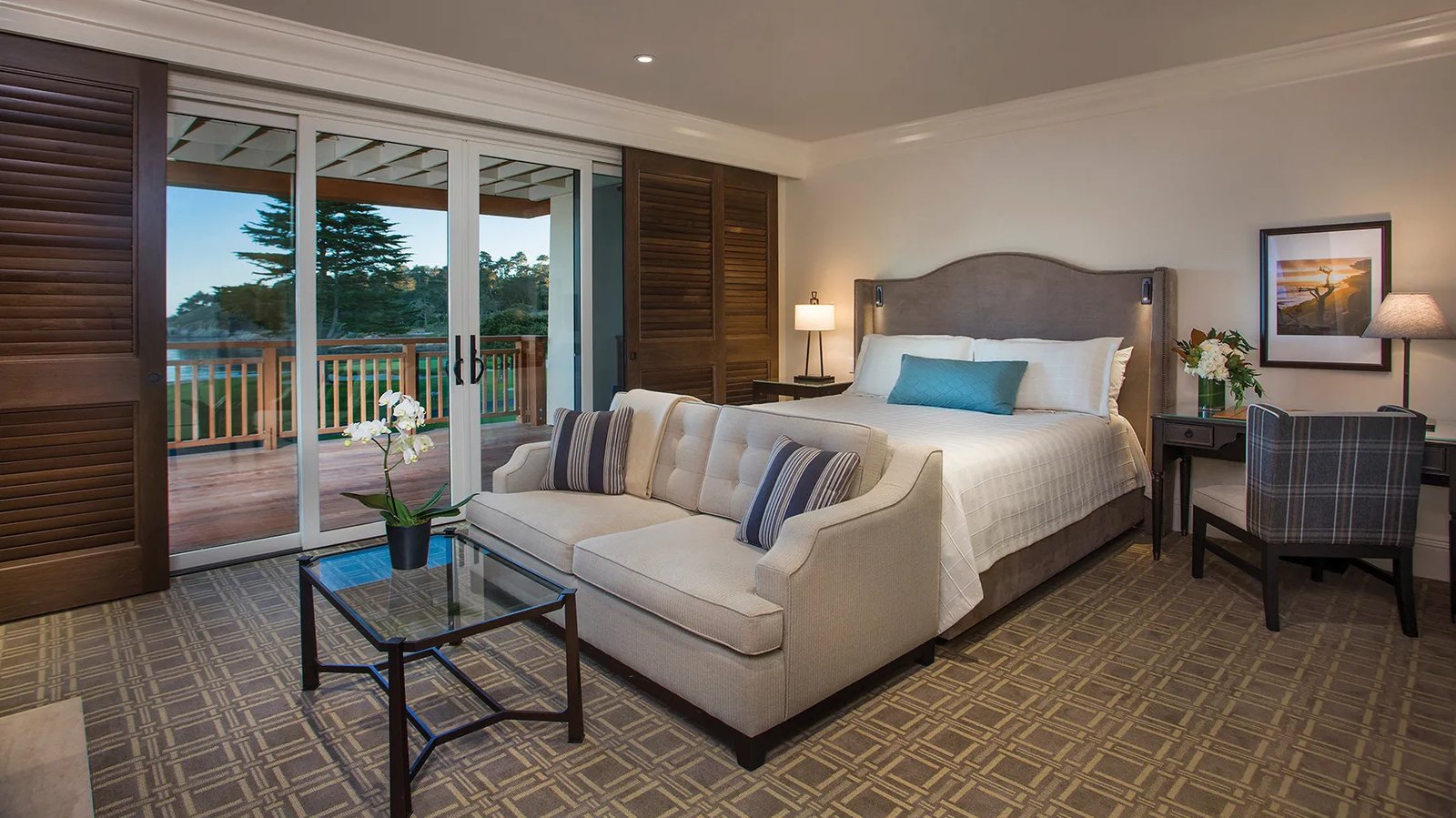 The Lodge at Pebble Beach, rooms