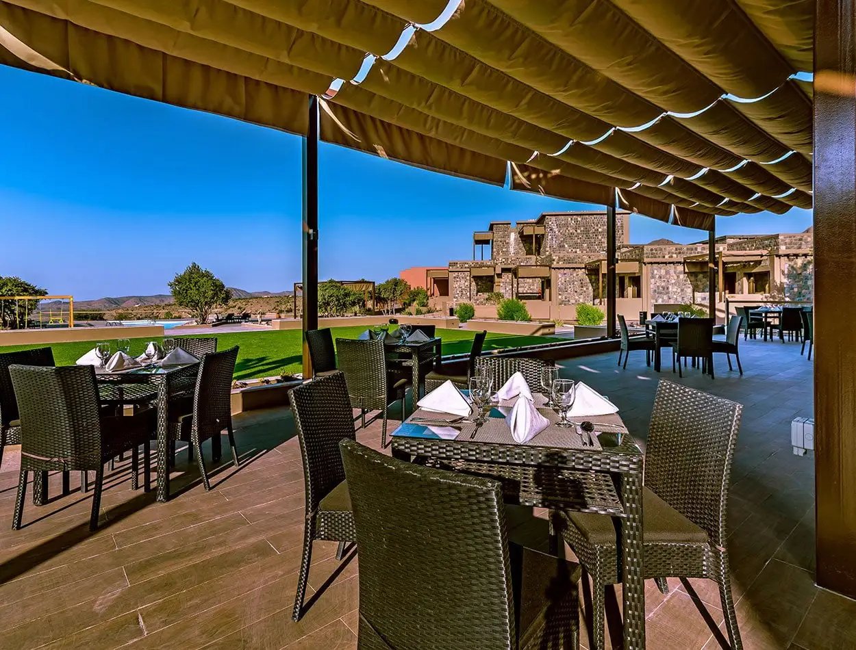 Sahab Resort & Spa, at the table