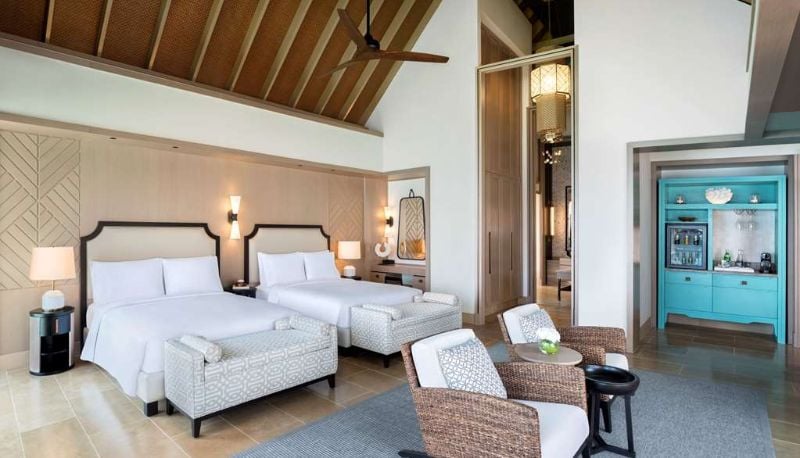 Waldorf Astoria Maldives Ithaafushi, rooms