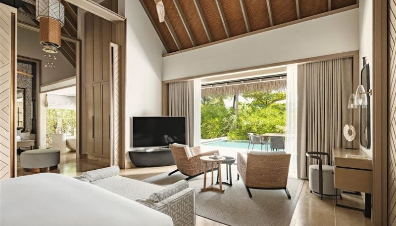 Waldorf Astoria Maldives Ithaafushi, rooms