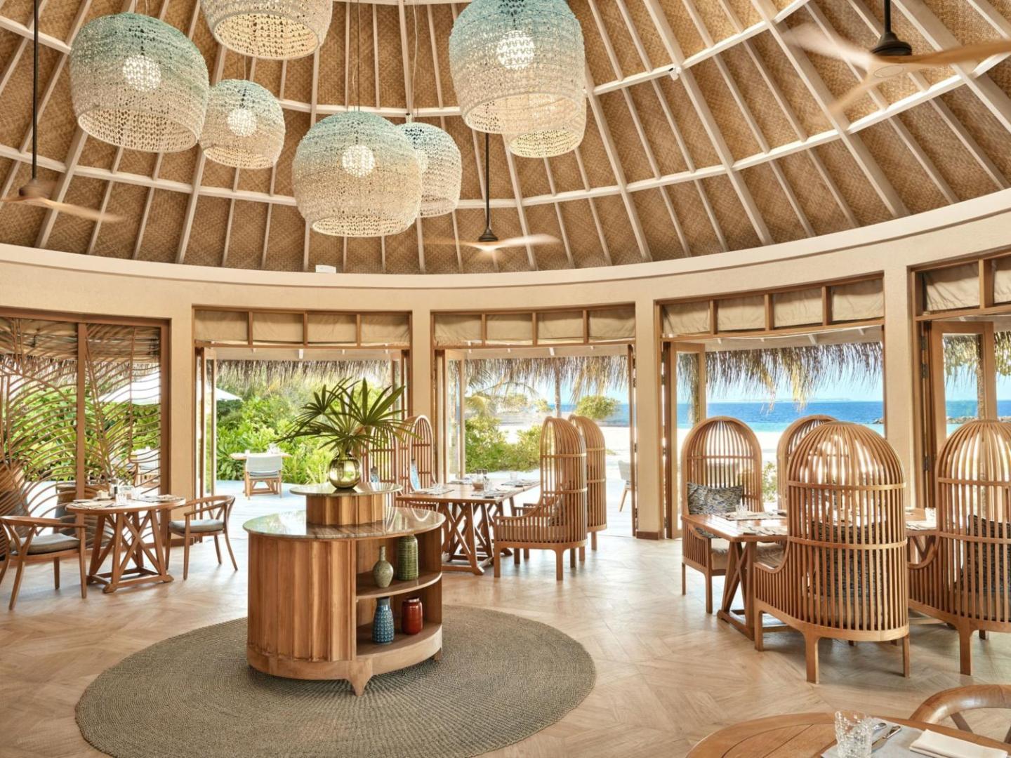The Nautilus Maldives, at the table