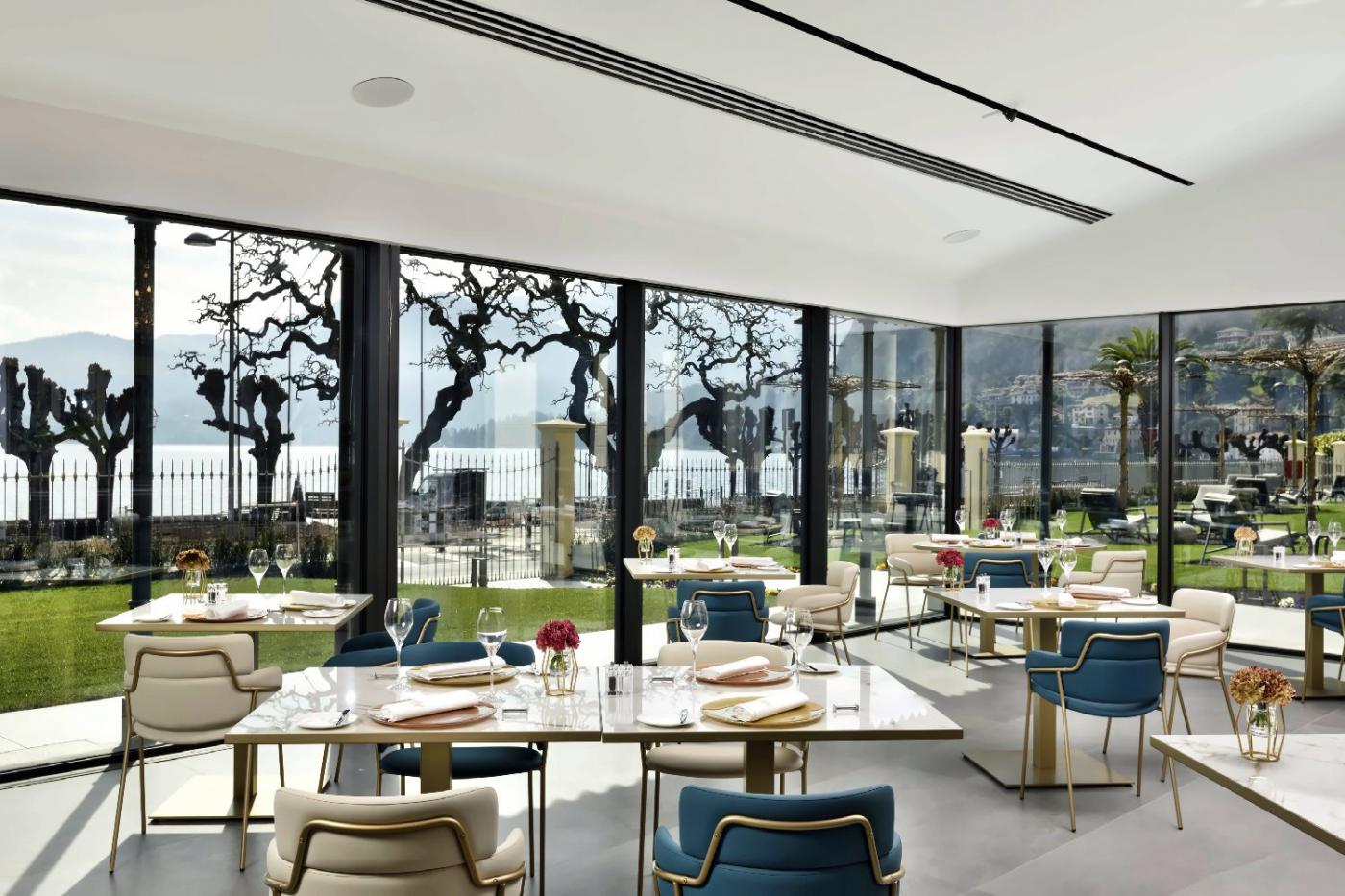 Grand Hotel Victoria, ristorante lago