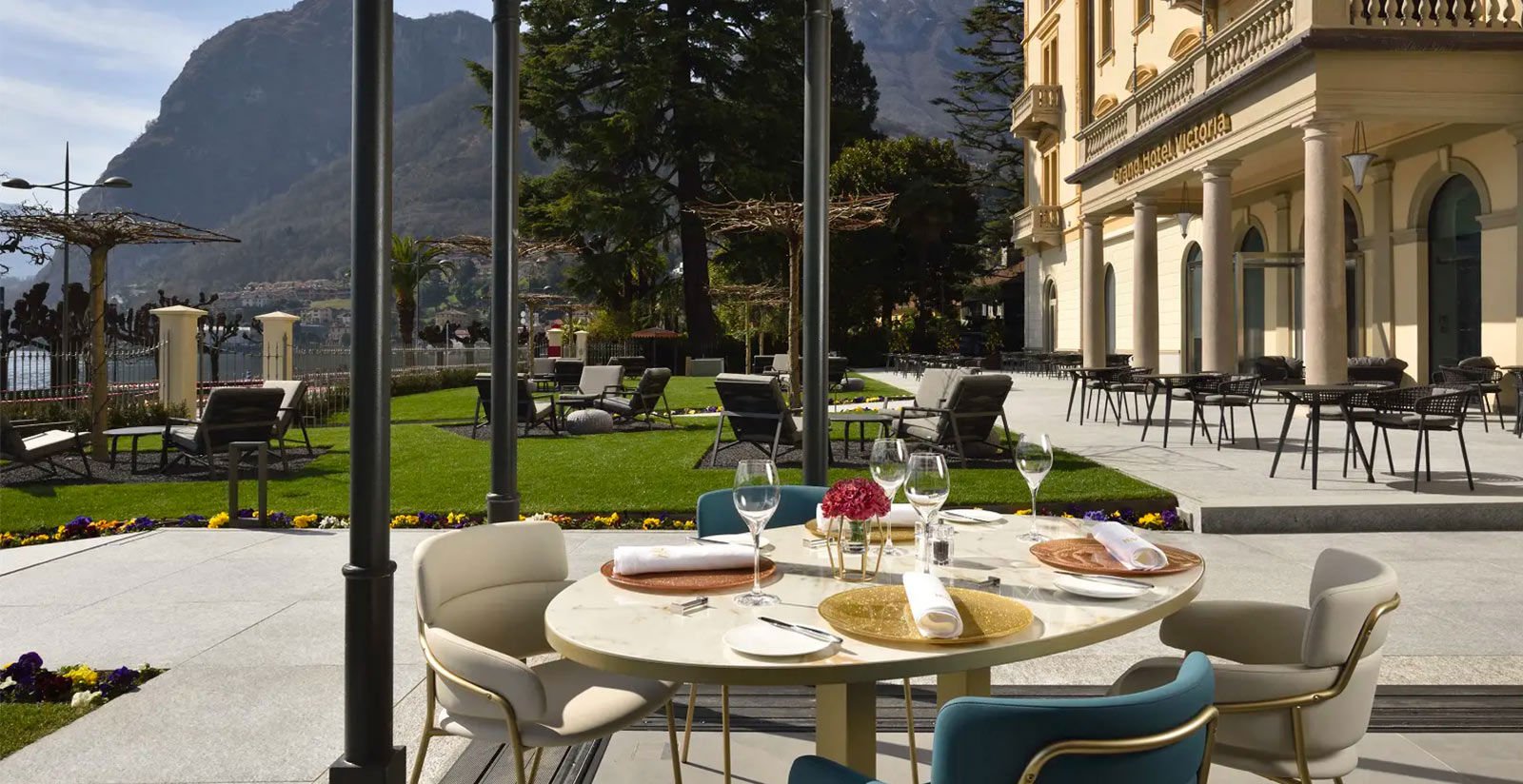 Grand Hotel Victoria, ristorante lago