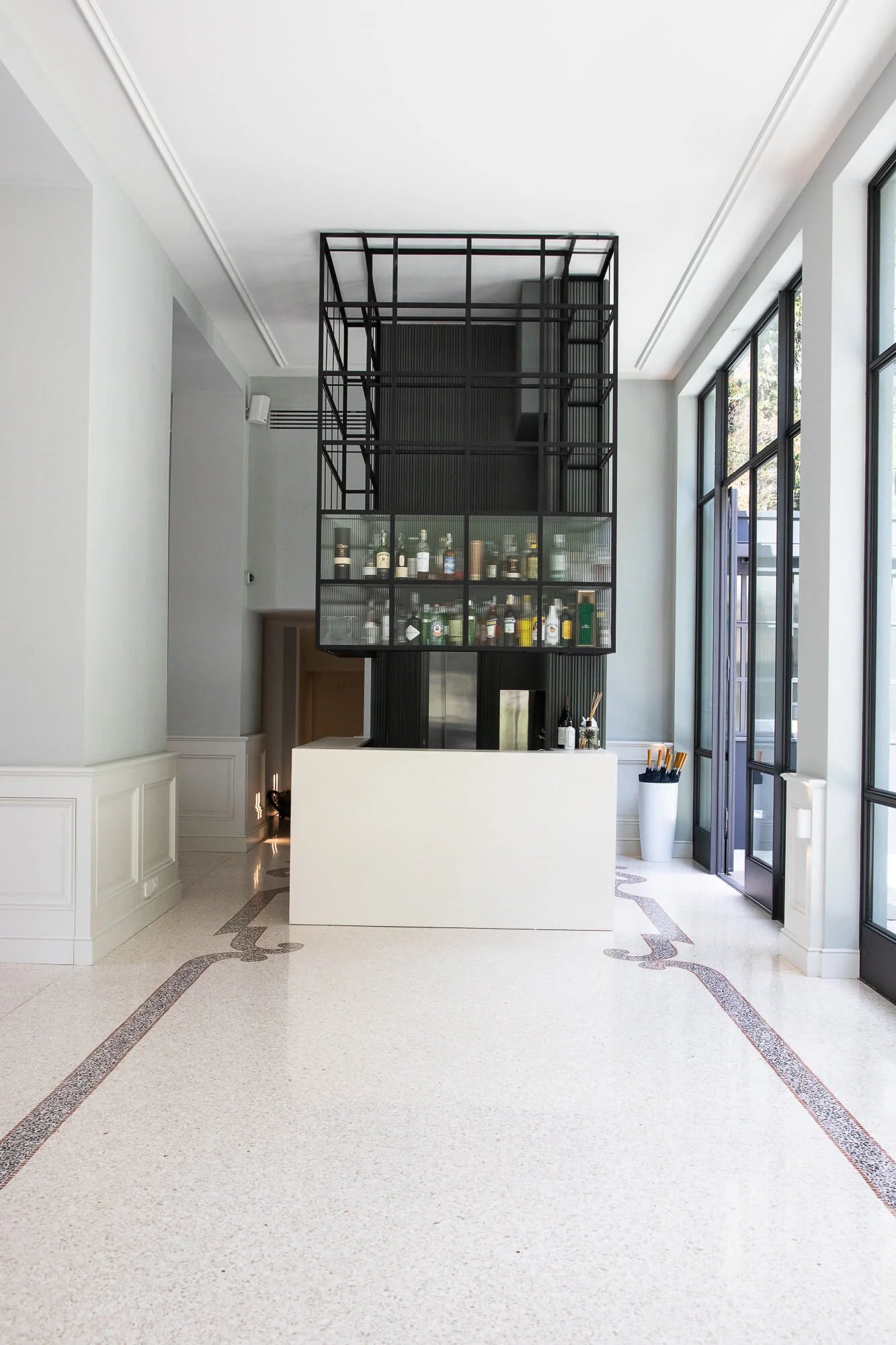 Villa Lario, at the table