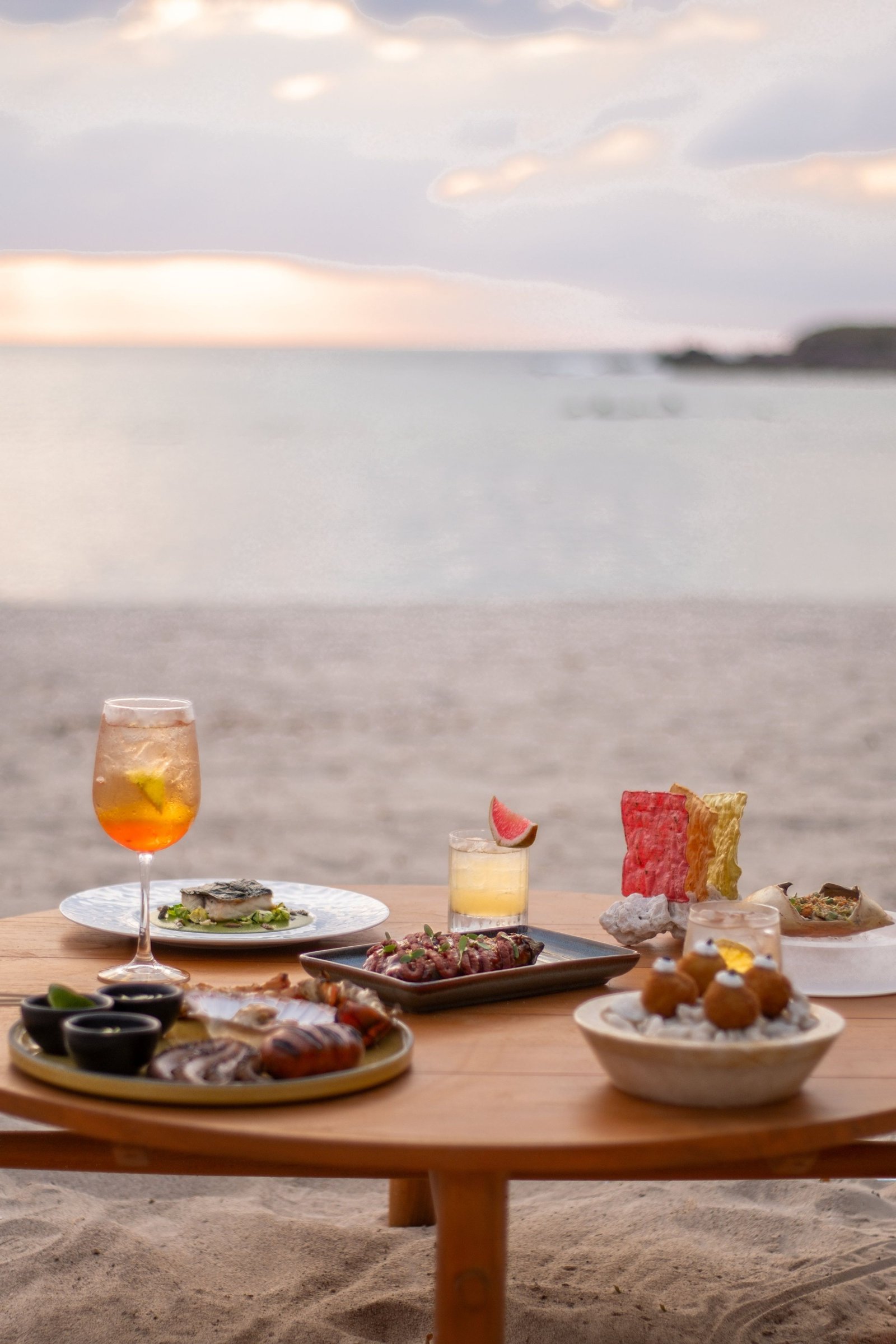 The Resort at Kapalua Bay, Maui, at the table